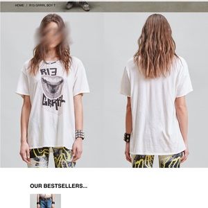 R13 “GRRRL” BOY T-SHIRT